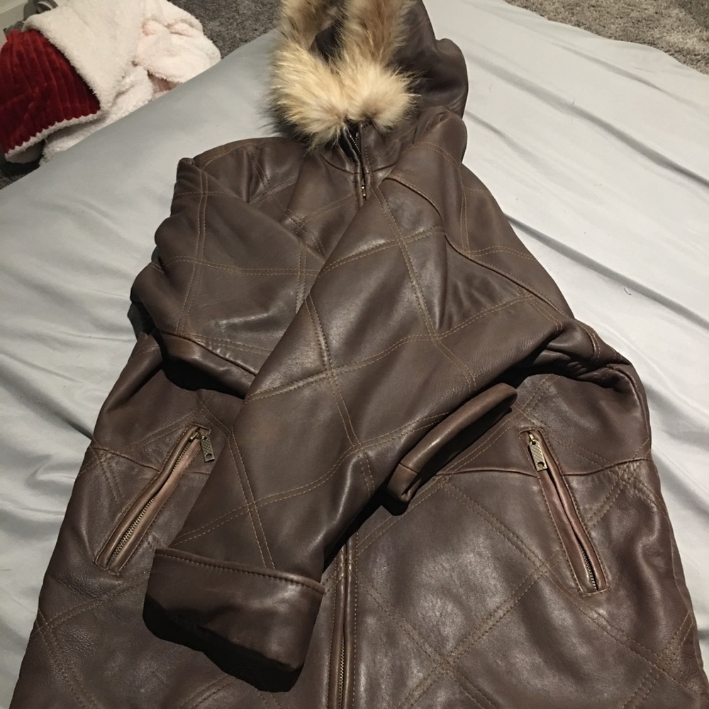 LNR Leather Coat